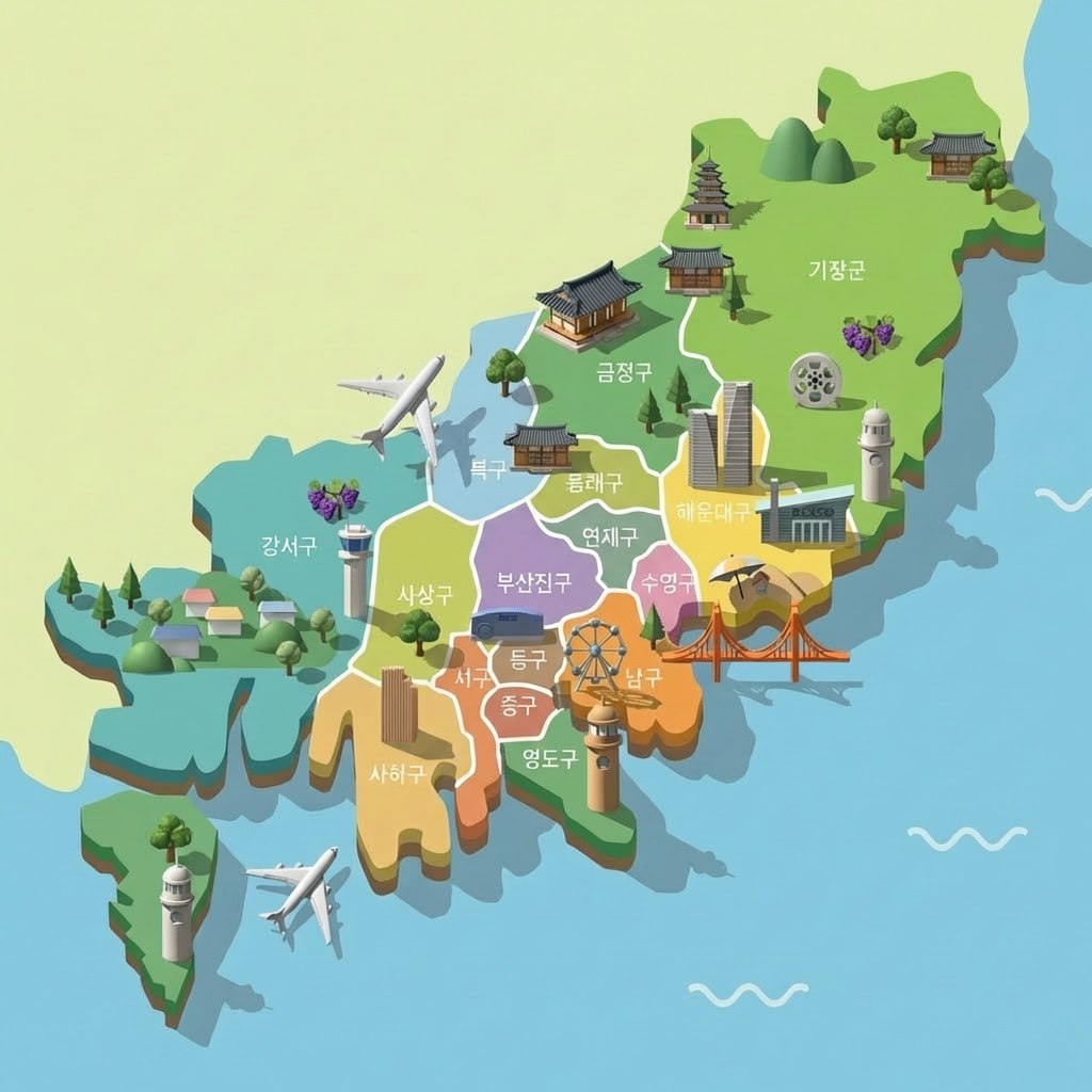 부산 지도